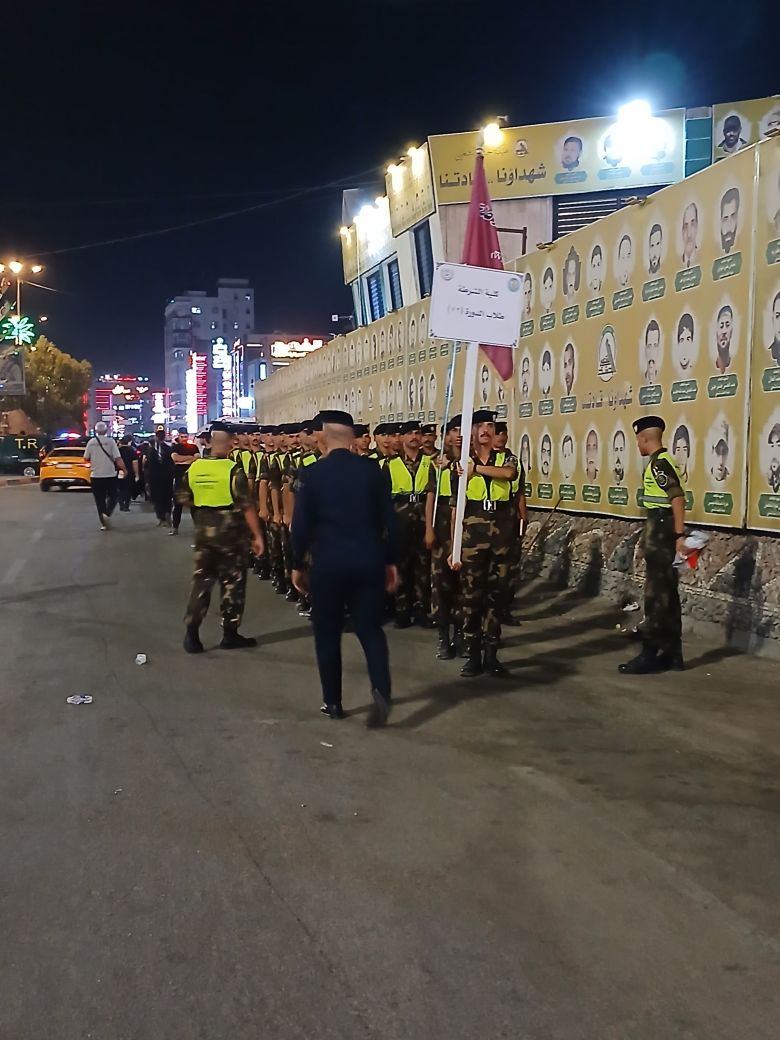 كلية الشرطة والمعهد العالي للتطوير الأمني والاداري يشاركان في تأمين زيارة الأربعين