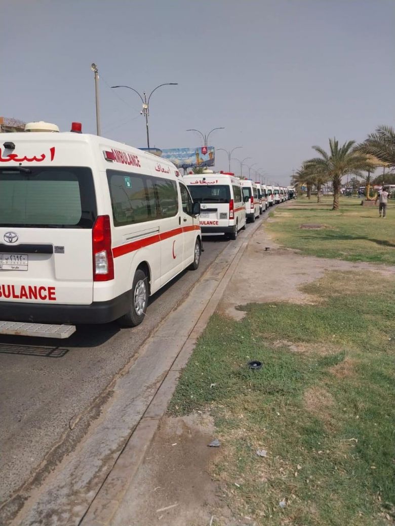ـ20 عجلة إسعاف.. صحة كربلاء تعزز إسنادها الصحي لإحياء ذكرى استشهاد النبي في النجف الاشرف